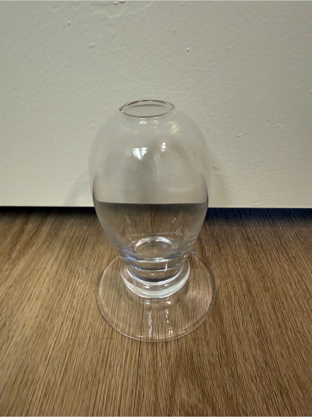 Brand New Crate & Barrel Clear Glass Bud Vase